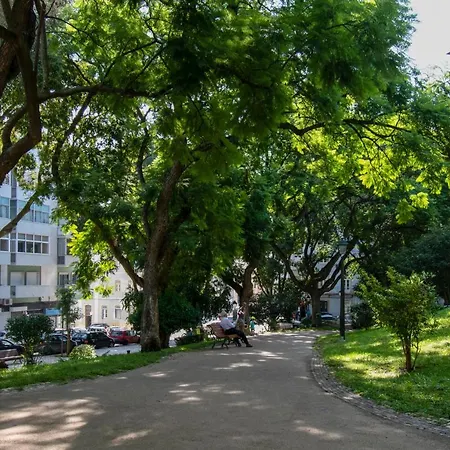 Alcantara Lovely Green Terrace 2 Bdr Apt With Ac Διαμέρισμα Lisboa